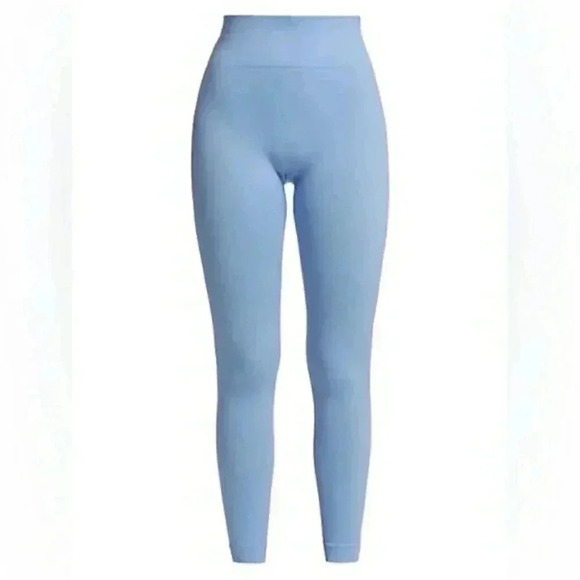 We Wore What - Seamless Leggings in Powder Blue - Picture 1 of 4